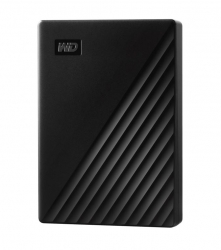 Western Digital My Passport 2TB USB 3.0 2.5" Portable External Hard Drive - 256-bit AES Encryption Slim Light Durable Shock Proof Black Plug & Play WDBYVG0020BBK-WESN