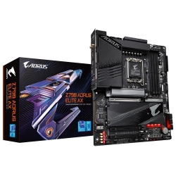 Gigabyte Z790 AORUS ELITE AX 1.0 Intel LGA 1700 ATX Motherboard, 4x DDR5 ~128GB, 3x PCI-E x16, 4x M.2, 6x SATA, 5x USB 3.2, 1x USB-C, 4x USB 2.0 Z790 AORUS ELITE AX 1.0