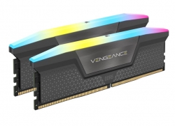 Corsair Vengeance RGB 32GB (2x16GB) DDR5 UDIMM 5200MHz C40 1.25V Desktop Gaming Memory Black Optimized for AMD Expo Ryzen 7000 Series CMH32GX5M2B5200Z40K