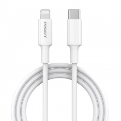 PISEN 1.2M Lightning to USB-C PD Fast Charging Cable ZY-CL-PD01 - (6902957032339) 6.90296E+12