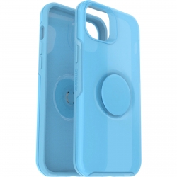 OtterBox Apple iPhone 14 Plus Otter + Pop Symmetry Series Case - You Cyan This? (Blue) (77-88783), 3X Military Standard Drop Protection 77-88783