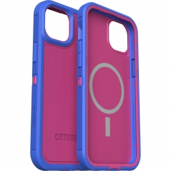 OtterBox Apple iPhone 14 Plus Defender Series XT Case with MagSafe - Blooming Lotus (Pink) (77-89112), 5x Military Standard Drop Protection 77-89112
