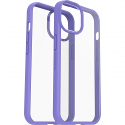 OtterBox Apple iPhone 14 React Series Antimicrobial Case - Purplexing (Purple) (77-88886), Raised Edges Protect Screen & Camera, Ultra-Slim 77-88886
