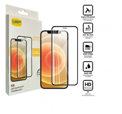 USP Apple iPhone 11 / iPhone XR Armor Glass Full Cover Screen Protector - (SPUAG11), 5X Anti Scratch Technology, Perfectly Fit Curves SPUAG11