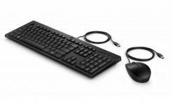 HP 225 Wired Mouse and Keyboard Combo - USB Type-A 3.0 Connection, Windows 10 Operating System Replacemnt of NAHP-H6L29AA 286J4AA