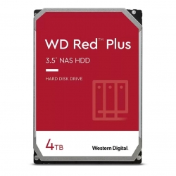 Western Digital WD Red Plus 4TB 3.5" NAS HDD SATA III NAS Hard Drive 5400 RPM 256MB Cache 180MB/S 1mil Hours MTBF 180TB/Year (WD40EFPX) WD40EFPX