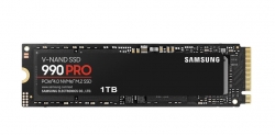 Samsung 990 Pro 1TB Gen4 NVMe SSD 7450MB/s 6900MB/s R/W 1550K/1200K IOPS 600TBW 1.5M Hrs MTBF for PS5 5yrs Wty MZ-V9P1T0BW