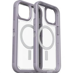 OtterBox Apple iPhone 14 / iPhone 13 Defender Series XT Clear Case with MagSafe - Lavender Sky (Purple) (77-90063) 77-90063