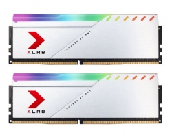 PNY XLR8 32GB (2x16GB) DDR4 UDIMM 3600Mhz RGB CL18 1.35V Silver Heat Spreader Gaming Desktop PC Memory MD32GK2D4360018XSRGB