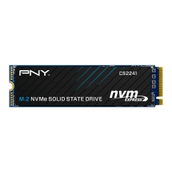 PNY CS2241 500GB NVMe SSD Gen4x4 M.2 4700MB/s 1700MB/s R/W TBW 1.5M hrs MTBF 5yrs wty M280CS2241-500-CL