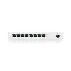 Ubiquiti UISP Switch, 8-Port GbE Switch w/ 27V Passive PoE, For MicroPoP Applications, 110W PoE Budget, Fanless, Layer 2 Switching, UISP-S
