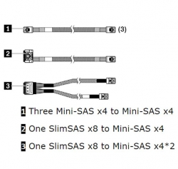 LENOVO ThinkSystem SR250 V2 X30/X40 RAID Cable Kit 4X97A81455