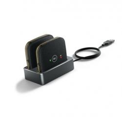 Yealink CPW65 2x Wireless DECT Microphones, includes 2x CPW65, Charging cradle and 40cm USB Cable CPW65