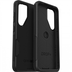 OtterBox Commuter Samsung Galaxy S23 5G (6.1") Case Black - (77-91090), Antimicrobial, 3X Military Standard Drop Protection, Dual-Layer, Port Covers 77-91090