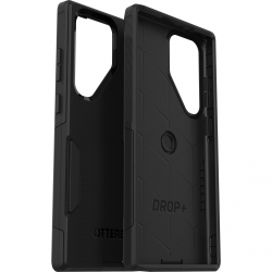 OtterBox Commuter Samsung Galaxy S23 Ultra 5G (6.8") Case Black - (77-91106),Antimicrobial,3X Military Standard Drop Protection,Dual-Layer,Port Covers 77-91106