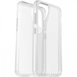 OtterBox Symmetry Clear Samsung Galaxy S23 5G (6.1") Case Clear - (77-91213), Antimicrobial, 3X Military Standard Drop Protection, Raised Edges 77-91213