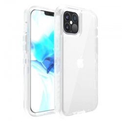 Phonix Apple iPhone 12 / iPhone 12 Pro Clear Diamond Case (Heavy Duty) - (CHD126C), Shock Absorption Bumper Design, Slim Fit No Need to Remove Case