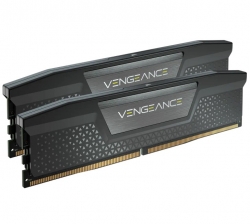 Corsair Vengeance RGB 64GB (2x32GB) DDR5 UDIMM 5200MHz C40 1.25V Desktop Gaming CMH64GX5M2B5200C40W