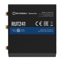 Teltonika RUT241 - Compact industrial 4G (LTE) router equipped with 2x Ethernet ports, WAN Failover RUT241065000