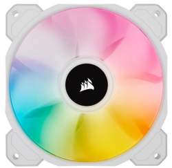 Corsair AF ELITE Series, AF140 RGB ELITE White, 140mm Fluid Dynamic RGB Fan with AirGuide, Single Pack CO-9050159-WW