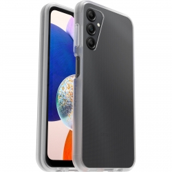 OtterBox React Samsung Galaxy A14 5G (6.6") Case Clear - (77-91423), DROP+ Tested, Raised Screen Bumpers, Hard Case with Soft Grip Edges, Ultra-Slim 77-91423