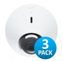 Ubiquiti UniFi Protect Dome Camera UVC-G4-DOME 4MP, Vandal-Resistant (IK08), Weatherproof (IPx4), Integrated IR LEDS - 3 Pack NHU-UVC-G4-DOME-3