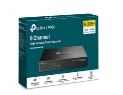 TP-Link VIGI NVR1008H-8MP 8 Channel PoE Network Video Recorder, 24/7 Continuous Recording,4K HDMI Video Output & 16MP Decoding Capacity (LD) VIGI NVR1008H-8MP