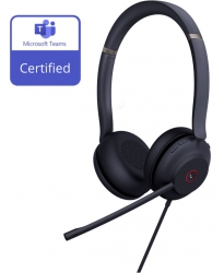 Yealink UH37 Dual USB Teams Headset, Dual, USB-A & USB-C, Dual Noise-Canceling Mics, Busy Light TEAMS-UH37-D