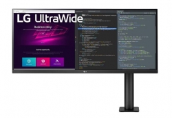 LG 34'' UltraWide Ergo QHD IPS HDR Monitor with FreeSync™ -Limited Warranty 1 Year Parts and Labor 34WN780-B