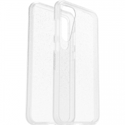 OtterBox React Samsung Galaxy S23+ 5G (6.6") Case Stardust (Clear Glitter) - (77-91309), Antimicrobial, DROP+, Raised Edges, Hard Case with Soft Grip 77-91309