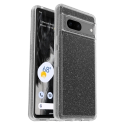 OtterBox Symmetry Clear Google Pixel 7 (6.3") Case Stardust (Clear Glitter) - (77-89945), Antimicrobial, 3X Military Standard Drop Protection 77-89945