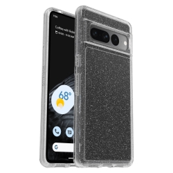 OtterBox Symmetry Clear Google Pixel 7 Pro (6.7") Case Stardust (Clear Glitter) - (77-89944), Antimicrobial, 3X Military Standard Drop Protection 77-89944