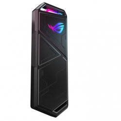 ASUS ROG STRIX ARION LITE M.2 NVMe SSD Enclosure—USB3.2 Gen 2x1 Type-C (10 Gbps), USB-C to C Cable, Screwdriver-Free, Thermal Pads Included, Fits PCIe ESD-S1CL/BLK/G/AS//