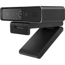 Cisco Webex Webcam - 13 Megapixel - 60 fps - Black - USB 3.0 Type C - 3840 x 2160 Video - Auto-focus - 10x Digital Zoom - Microphone - Computer, Notebook, Monitor CD-DSKCAM-P-WW