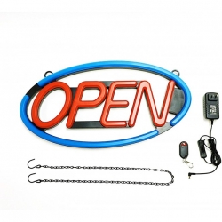CHOSEN OVAL OPEN SIGN BOARD P60 ELECHO5830OPEN