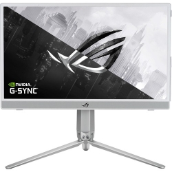 ASUS ROG Strix XG16AHP-W Portable 144Hz Gaming Monitor - 15.6-inch FHD (1920 x 1080), 144 Hz, IPS panel, NVIDIA G-SYNC Compatible, non-glare, built-in 7800 mAh battery, fold-out kickstand, USB Type-C, micro HDMI, embedded ESS amplifier, ROG Tripod and XG1