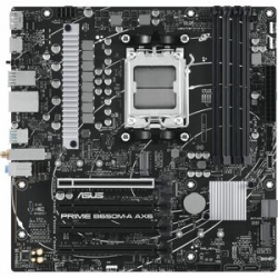 Asus Prime PRIME B650M-A AX6-CSM Gaming Desktop Motherboard - AMD B650 Chipset - Socket AM5 - Micro ATX - Ryzen 7 Processor Supported - 192 GB DDR5 SDRAM Maximum RAM - DIMM, UDIMM - 4 x Memory Slots - Gigabit Ethernet - IEEE 802.11 a/b/g/n/ac/ax - HDM PRI