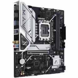 Asus B760M-AYW WIFI Desktop Motherboard - Intel B760 Chipset - Socket LGA-1700 - Micro ATX - Core, Pentium Gold, Celeron Processor Supported - 96 GB DDR5 SDRAM Maximum RAM - DIMM, UDIMM - 2 x Memory Slots - Gigabit Ethernet - Yes - IEEE 802.11 a/b/g/n B76