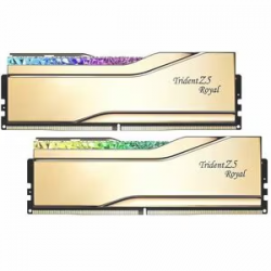 G.SKILL Trident Z5 Royal RAM Module for Desktop PC, Motherboard - 48 GB (2 x 24GB) - RGB - DDR5-8400/PC5-67200 DDR5 SDRAM - 8400 MHz - CL40 - 1.40 V - Non-ECC - Unbuffered - Lifetime Warranty F5-8400J4052G24GX2-TR5G