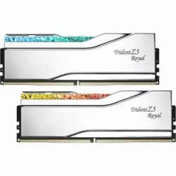G.SKILL Trident Z5 Royal RAM Module for Motherboard, Desktop PC - 32 GB (2 x 16GB) - RGB - DDR5-7600/PC5-60800 DDR5 SDRAM - 7600 MHz - CL36 - 1.40 V - Non-ECC - Unbuffered - Lifetime Warranty F5-7600J3646G16GX2-TR5S