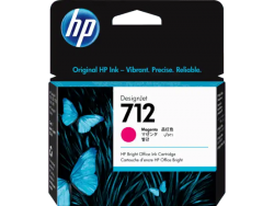 HP 712 29ML MAGENTA DESIGNJET INK CARTRIDGE - T230/T250/T650/STUDIO 3ED68A