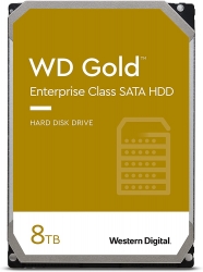 Western Digital 8TB WD Gold Enterprise Class Internal Hard Drive - 3.5" SATA 6Gb/s 512e -Speed: 7,200RPM - 5 Years Limited Warranty WD8004FRYZ