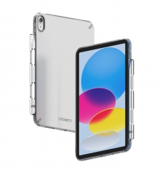 Cygnett AeroShield Apple iPad (10.9") (10th Gen) Case - Clear (CY4480CPAEG), Slim, Raised Edges, Hard-Shell Back, Pen Holder, Scratch Resistant CY4480CPAEG