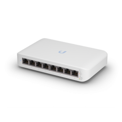 Ubiquiti UniFi Switch Lite 8 PoE, 4x PoE Output Ports, 52W PoE Supply, Fanless, Wall Mount Kit Included USW-Lite-8-POE