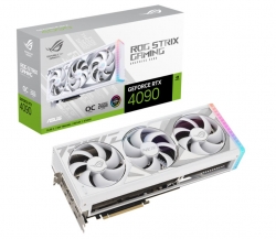 ASUS nVidia GeForce ROG-STRIX-RTX4090-O24G-WHITE RTX 4090 24GB GDDR6X White OC Edition ROG-STRIX-RTX4090-O24G-WHITE