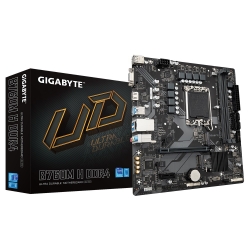 Gigabyte B760M H DDR4 Intel LGA 1700 m-ATX Motherboard, 2x DDR4 ~64GB, 1x PCI-E x16, 2x M.2, 4x SATA, 3x USB 3.2, 2x USB 2.0, B760M H DDR4