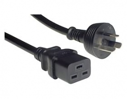 5m IEC C19 to Mains Power Cable 15A Black - 011.180.0058