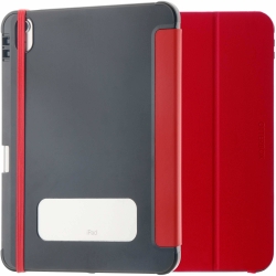 OtterBox React Folio Apple iPad (10.9") (10th Gen) Case Red - (77-92190), DROP+ Military Standard, Pencil Holder, Multi-Position Stand, Raised Edges 77-92190