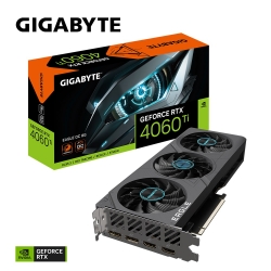 Gigabyte nVidia GeForce RTX 4060 Ti EAGLE OC-8GD GDDR6 Video Card, PCI-E 4.0, 2550MHz Core Clock, 2x DP 1.4a, 2x HDMI 2.1a GV-N406TEAGLE OC-8GD