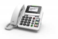 Akuvox SP-R15P Big Button IP Phone, 1 SIP Line, HAC, Supports PoE, Power Supply not included SP-R15P